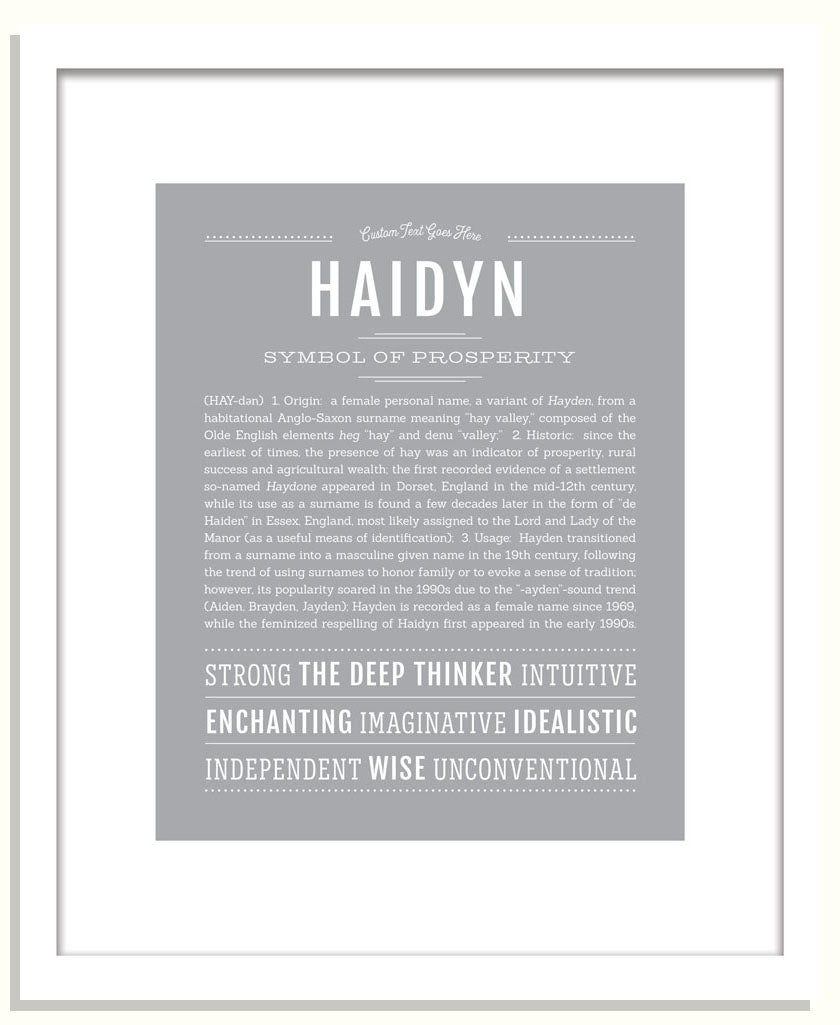 Haidyn | Name Art Print