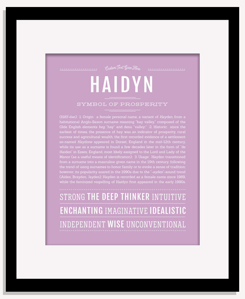 Haidyn | Name Art Print