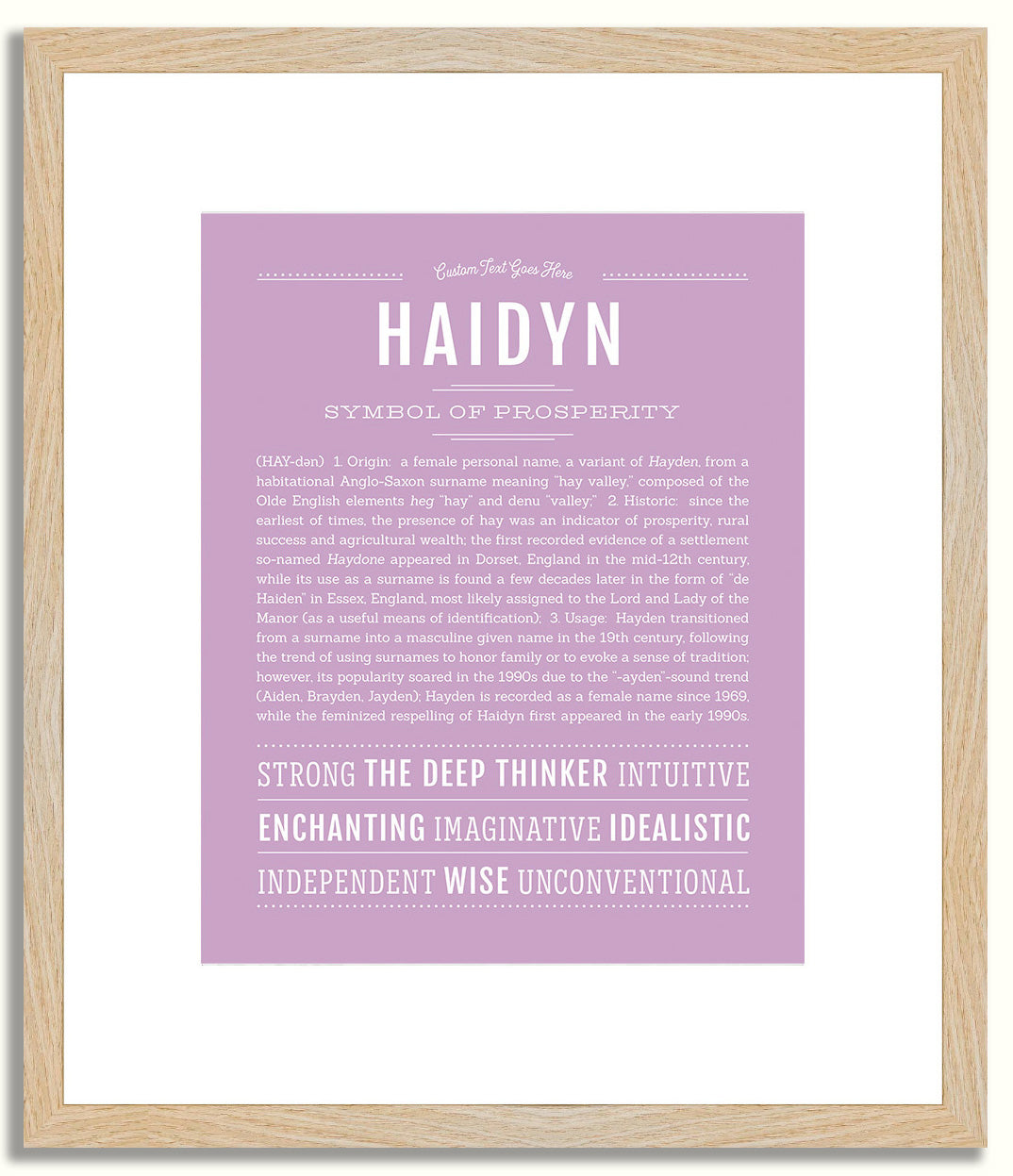 Haidyn | Name Art Print