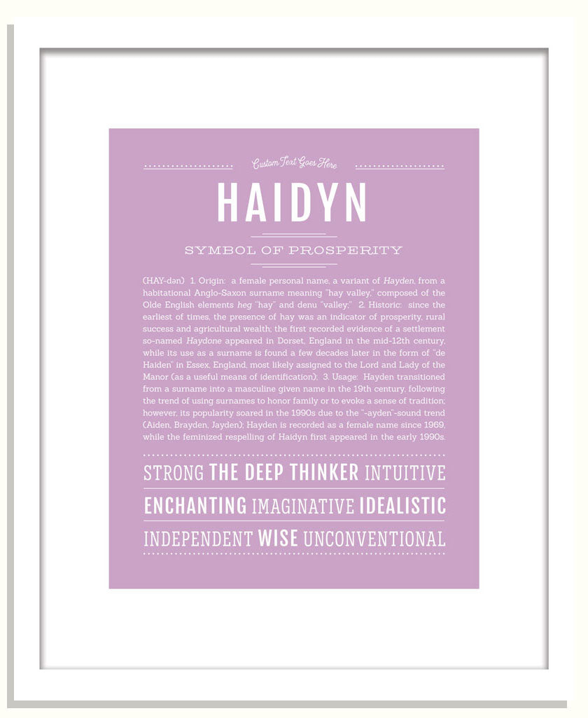Haidyn | Name Art Print