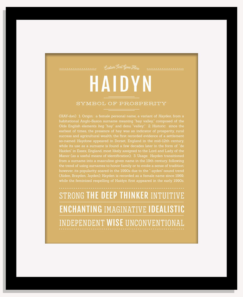 Haidyn | Name Art Print