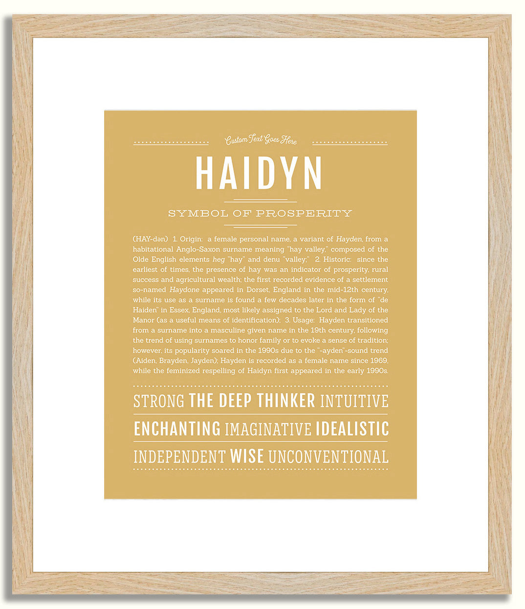 Haidyn | Name Art Print