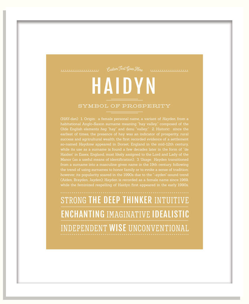 Haidyn | Name Art Print
