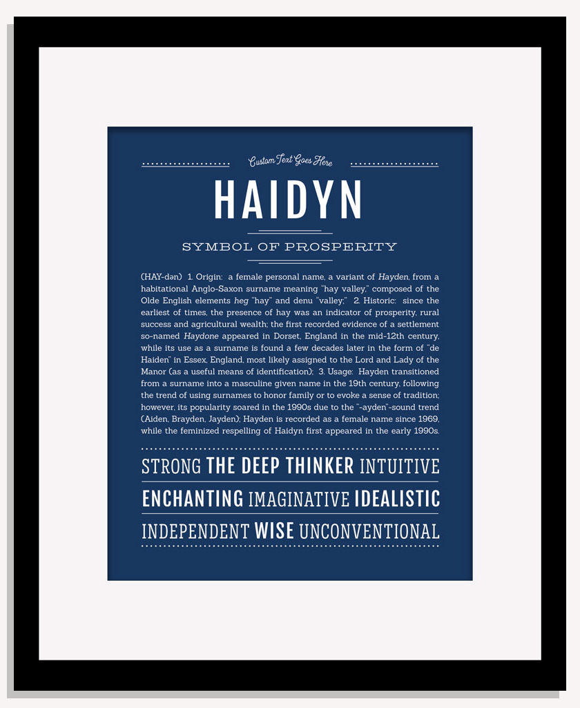 Haidyn | Name Art Print