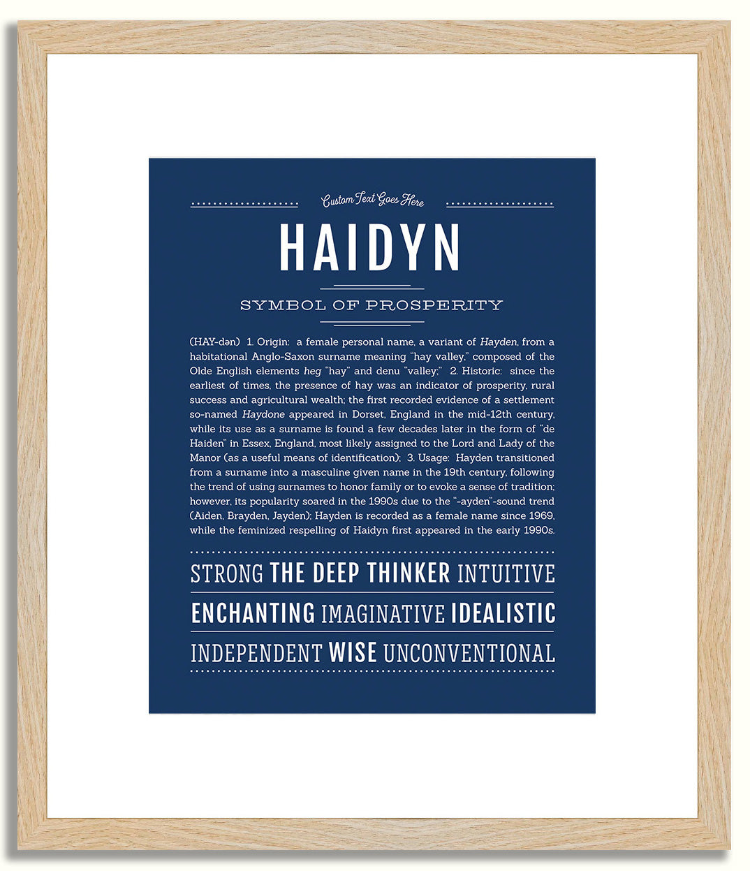 Haidyn | Name Art Print