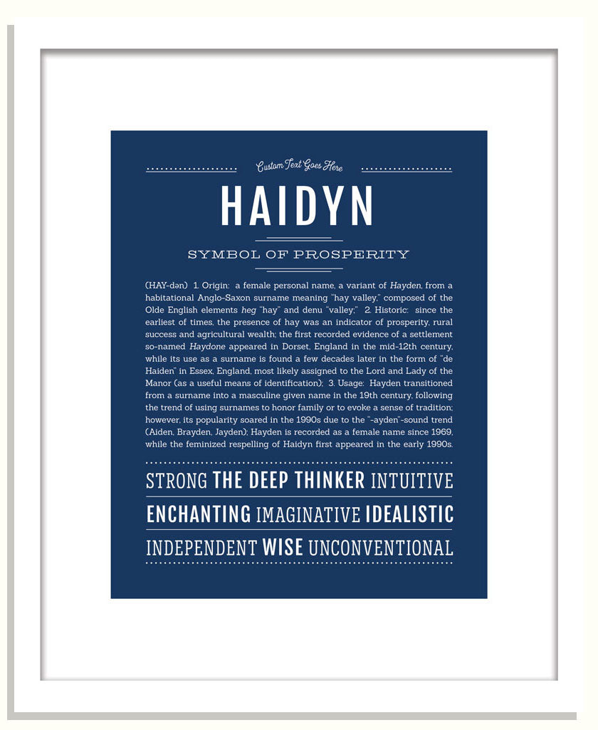 Haidyn | Name Art Print