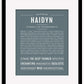 Haidyn | Name Art Print
