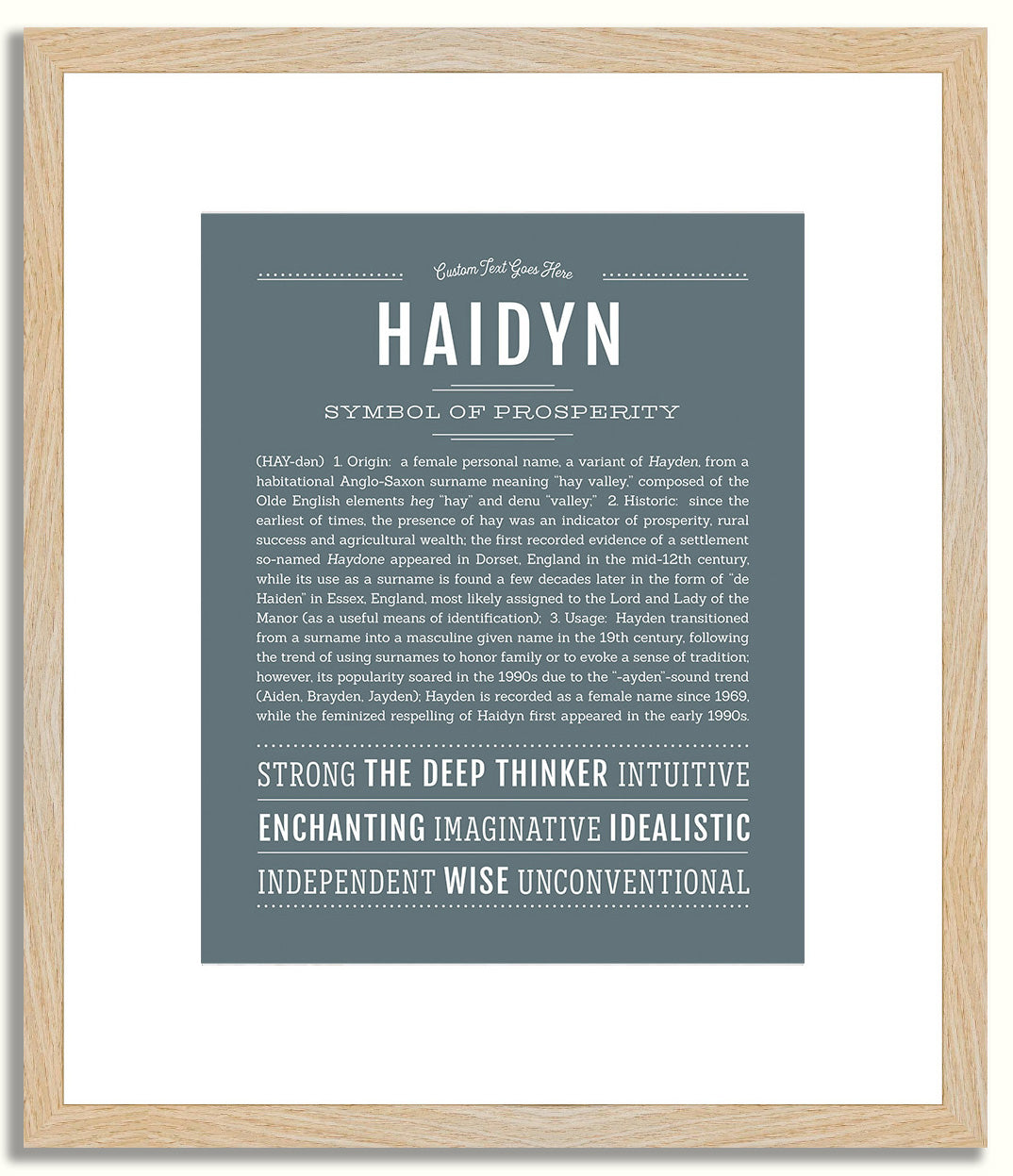 Haidyn | Name Art Print