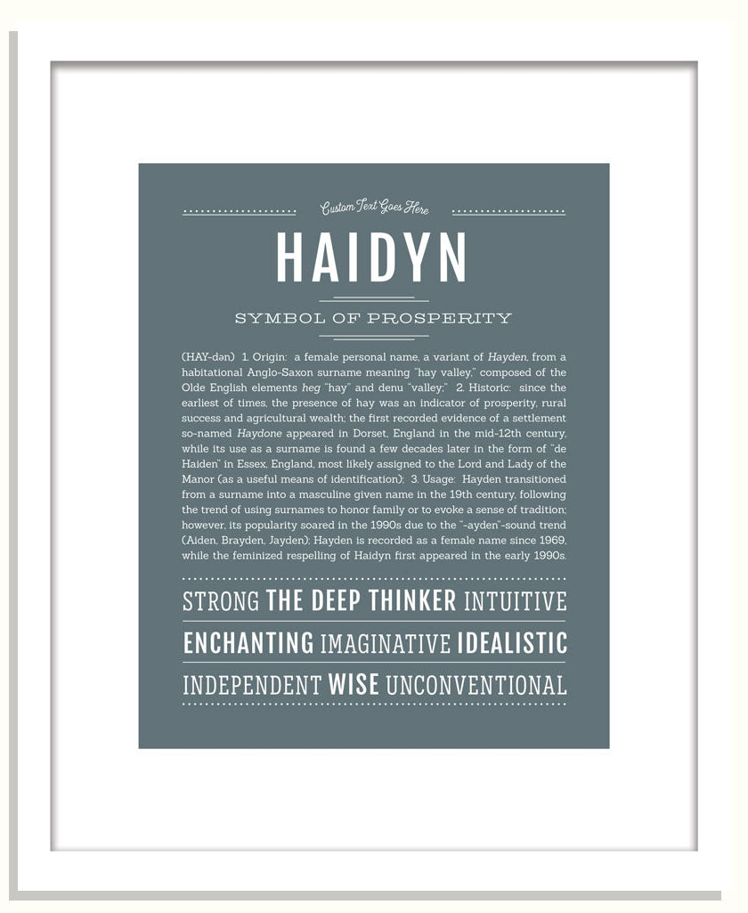 Haidyn | Name Art Print