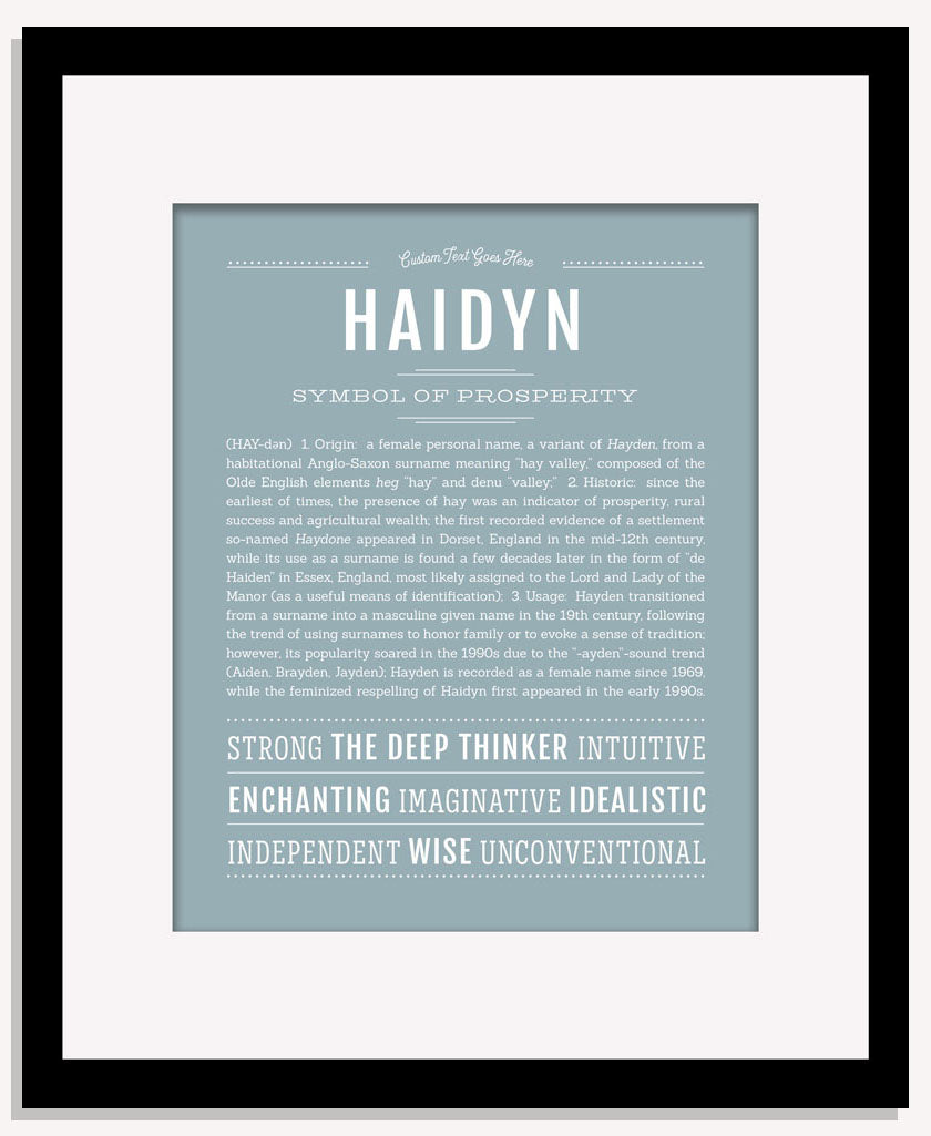Haidyn | Name Art Print