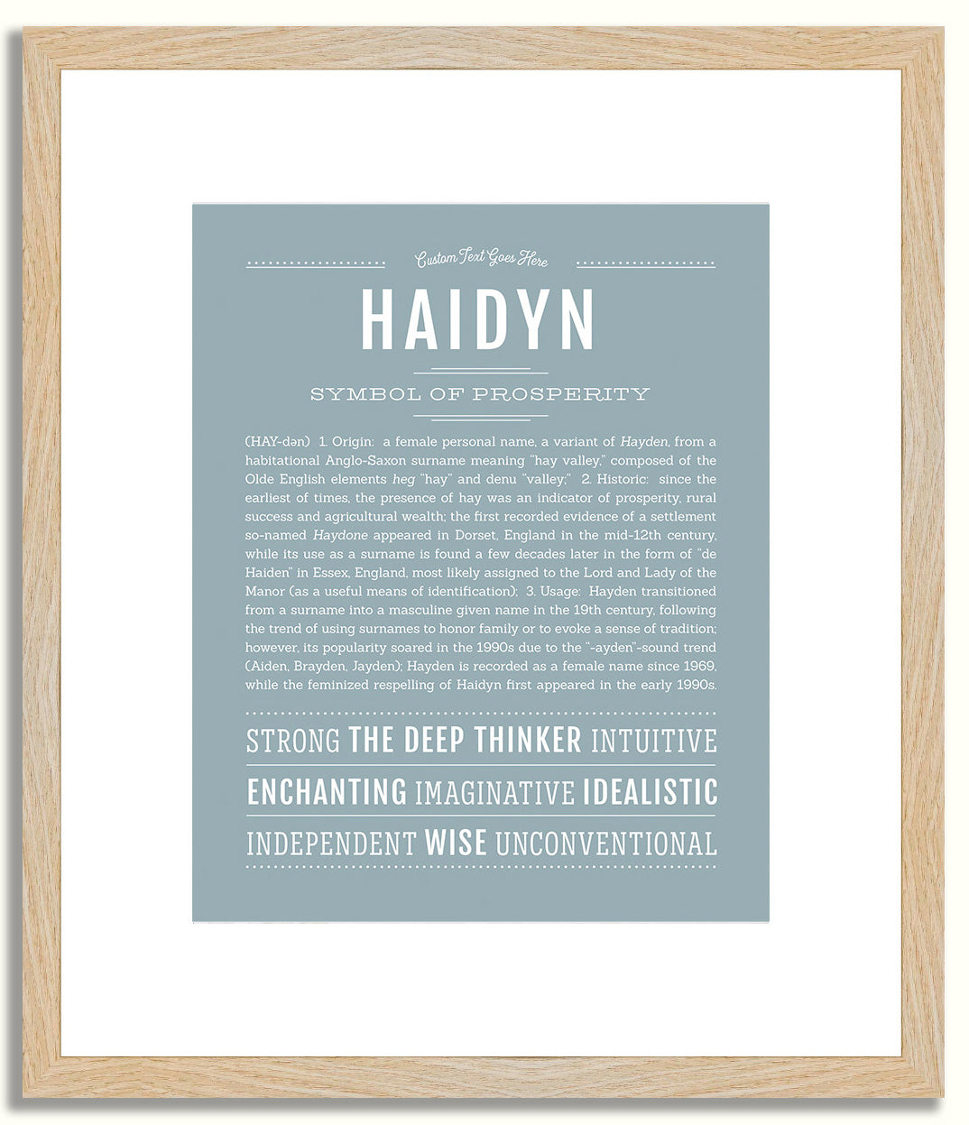 Haidyn | Name Art Print