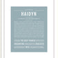 Haidyn | Name Art Print