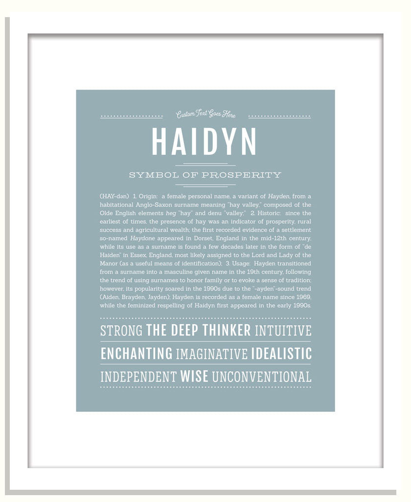 Haidyn | Name Art Print