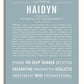 Frame Options | Powder Blue | White Frame, Matted