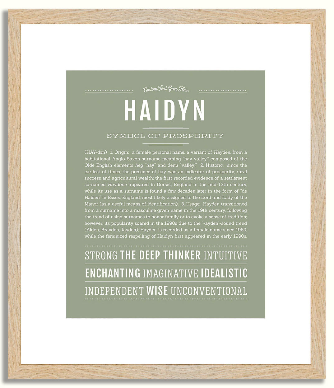Haidyn | Name Art Print
