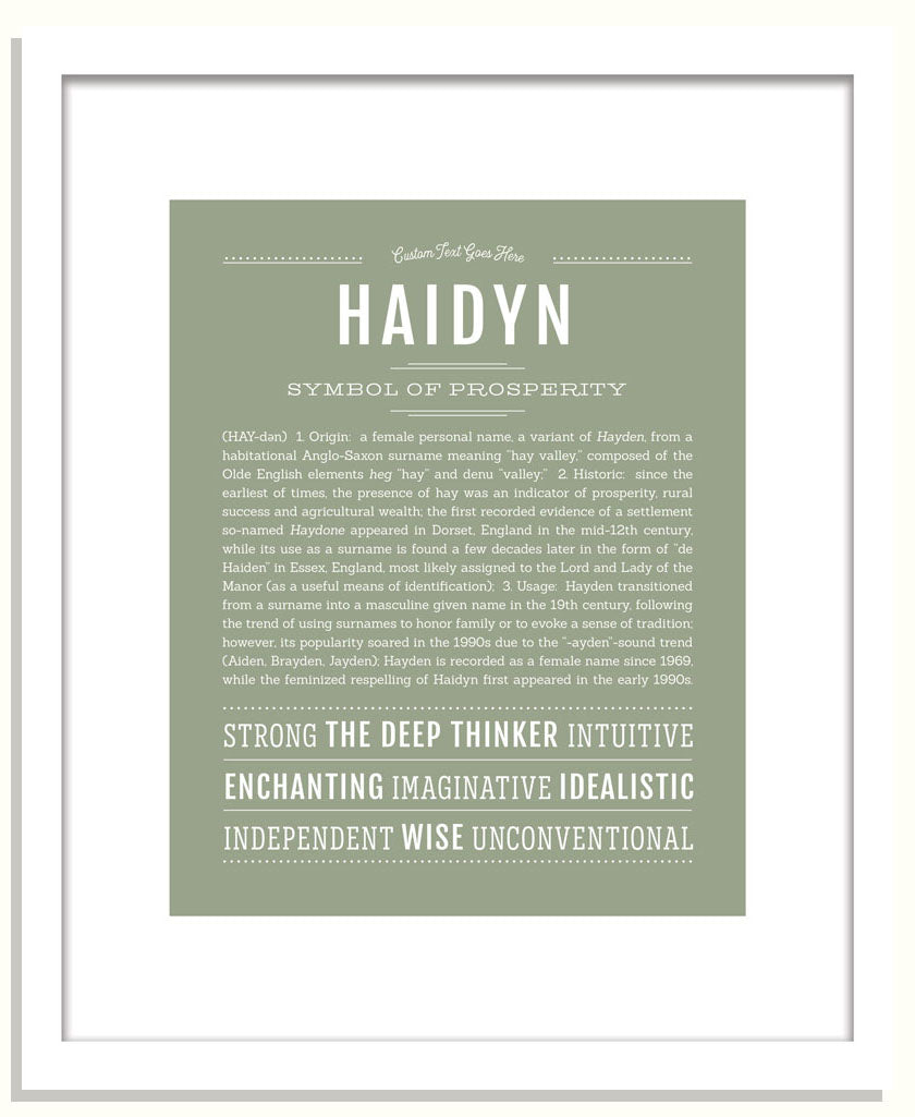 Haidyn | Name Art Print