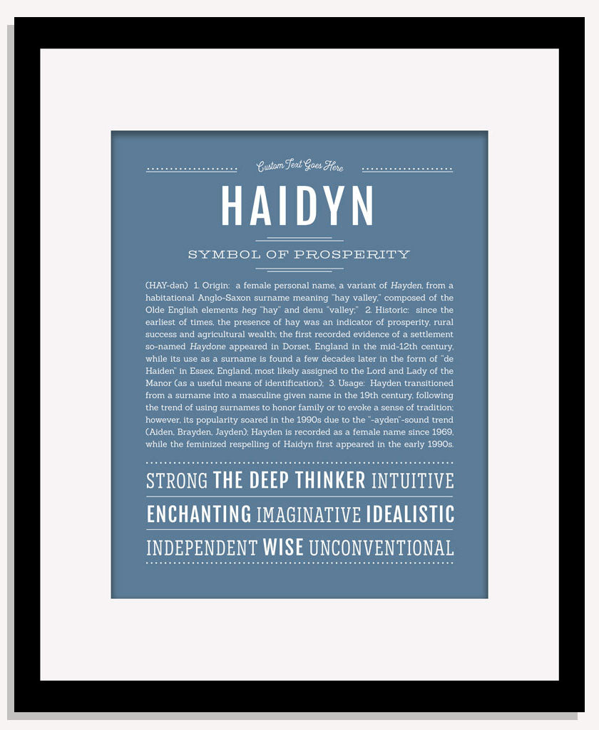 Haidyn | Name Art Print