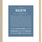 Haidyn | Name Art Print