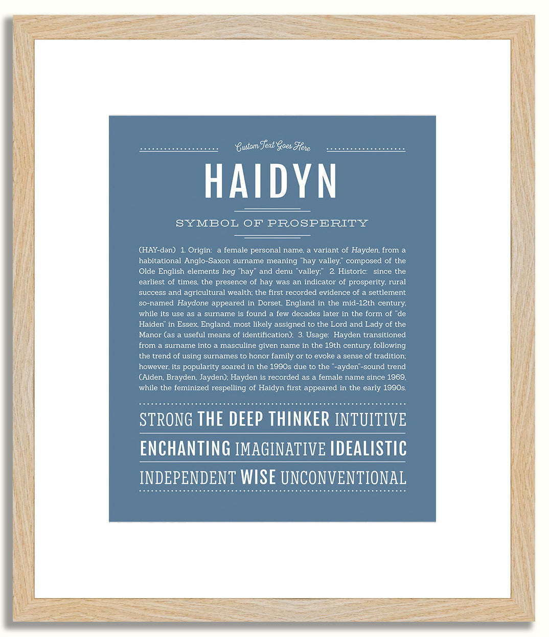 Haidyn | Name Art Print