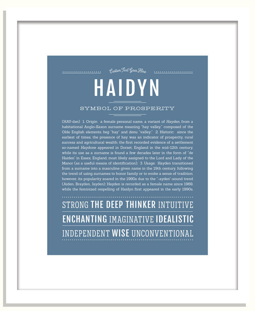 Haidyn | Name Art Print