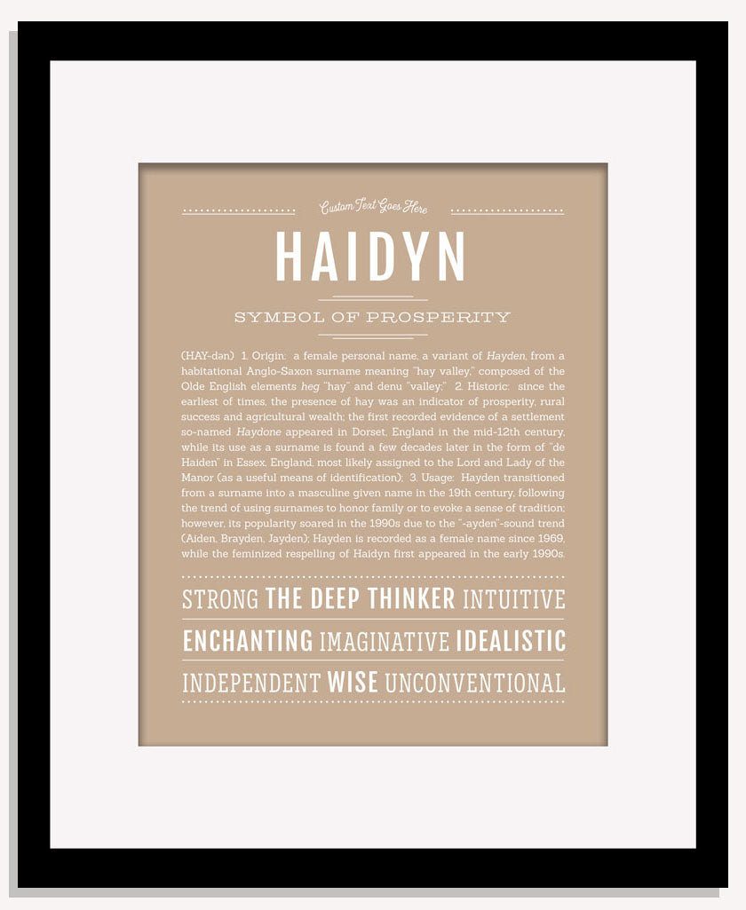 Haidyn | Name Art Print