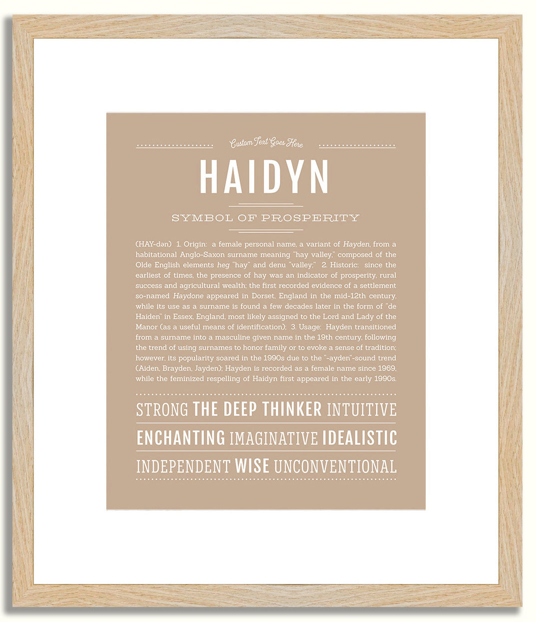Haidyn | Name Art Print