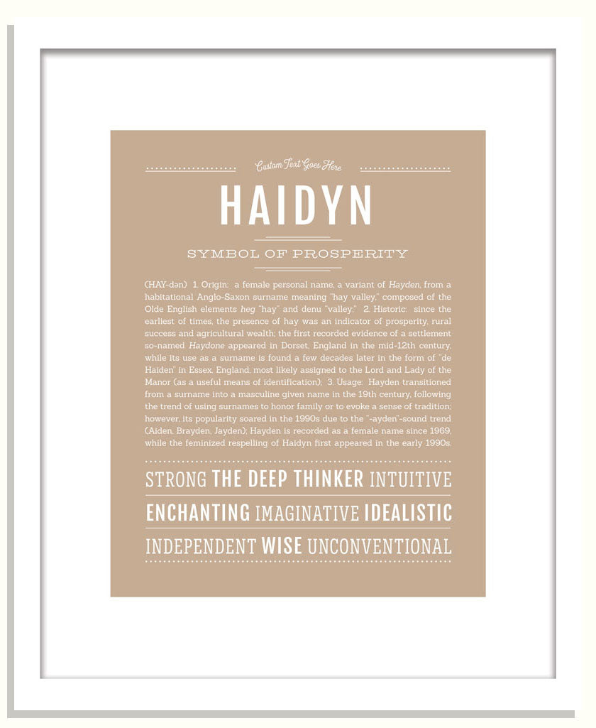 Haidyn | Name Art Print
