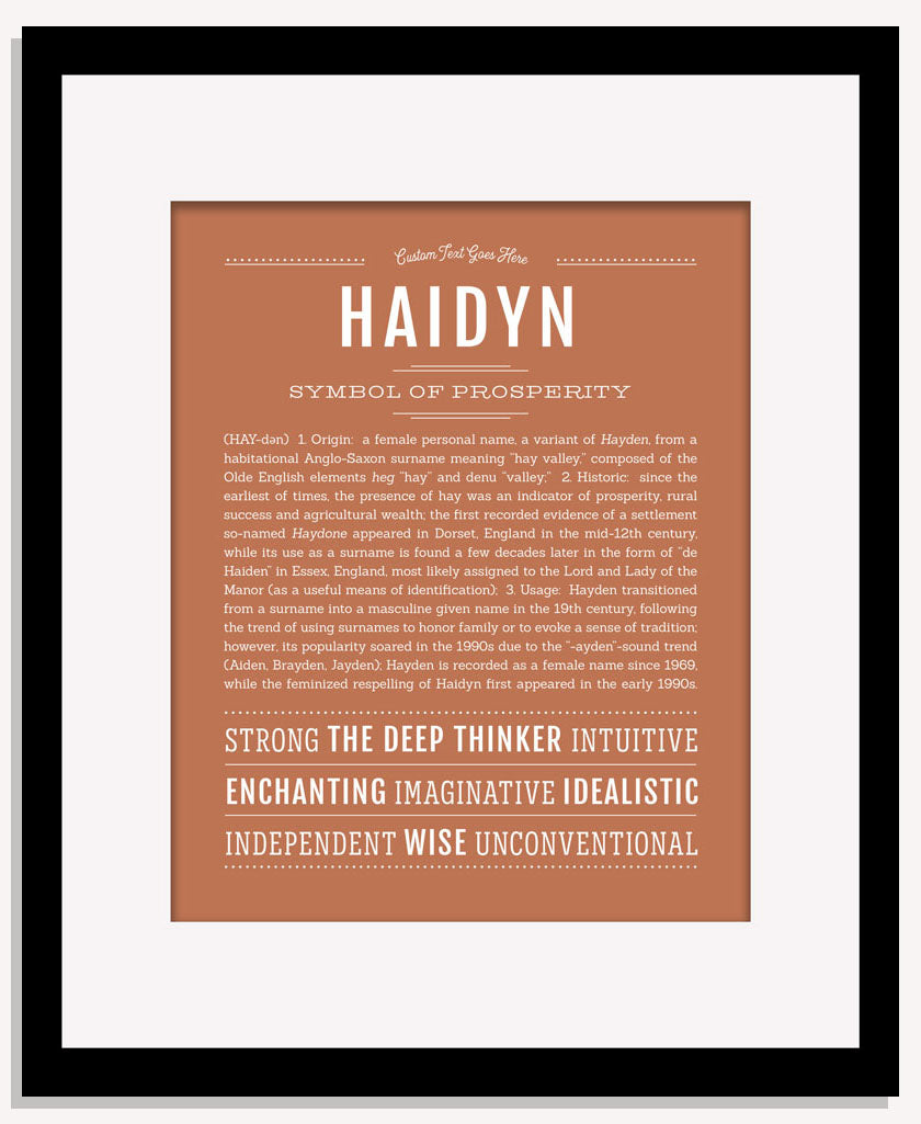 Haidyn | Name Art Print