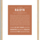 Haidyn | Name Art Print