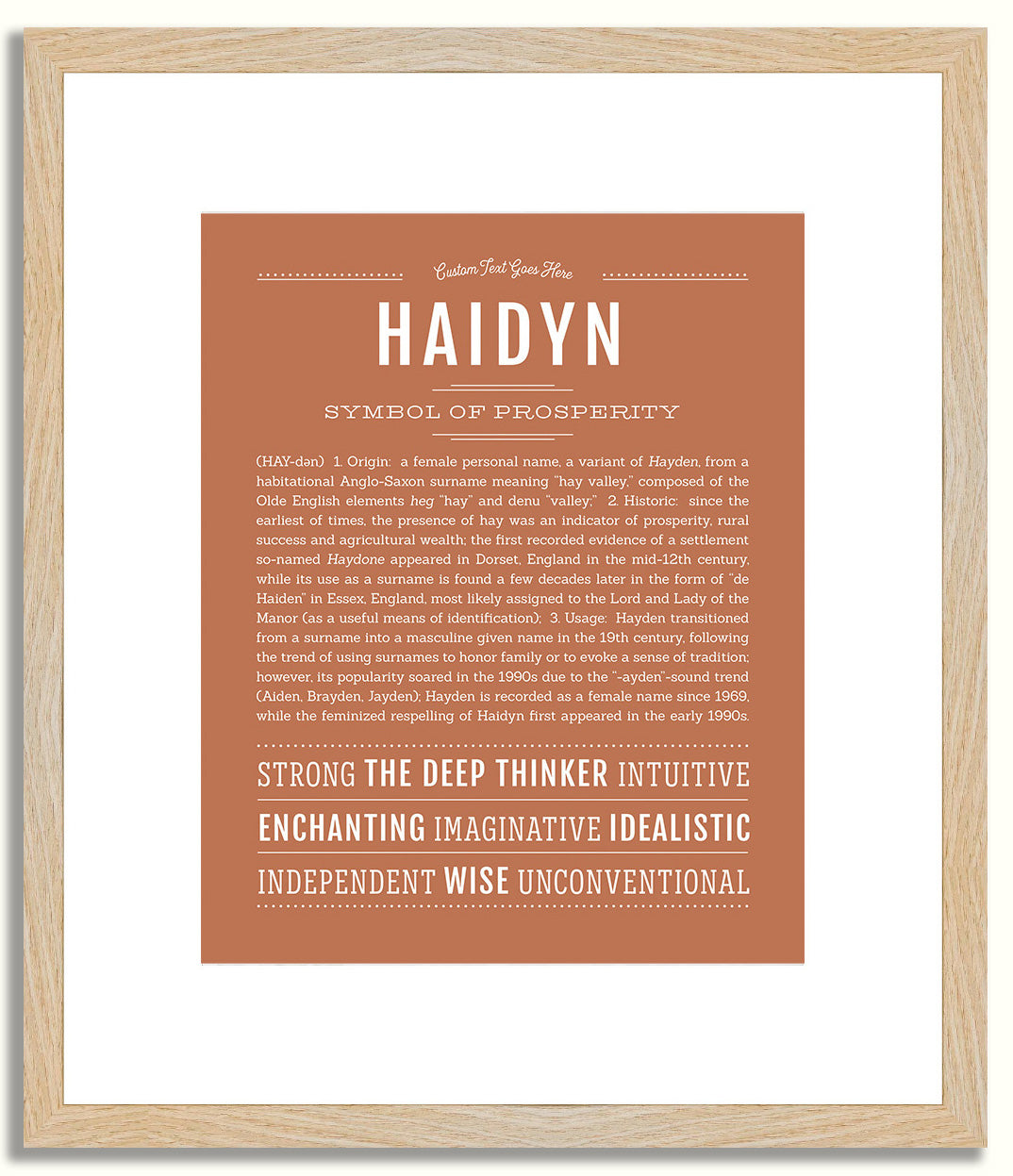 Haidyn | Name Art Print