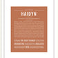 Haidyn | Name Art Print