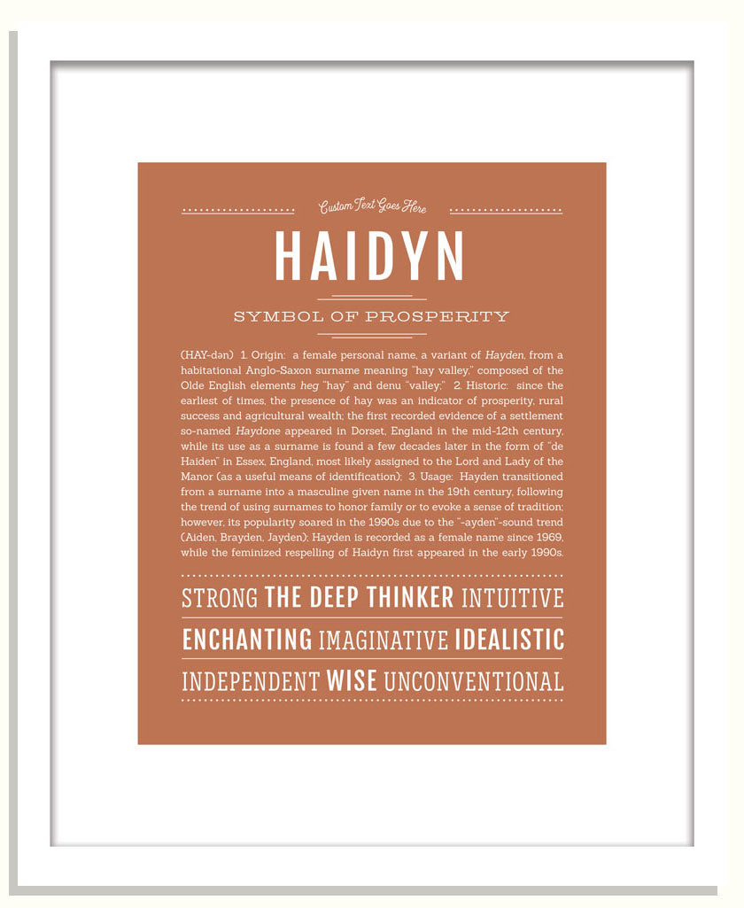 Haidyn | Name Art Print