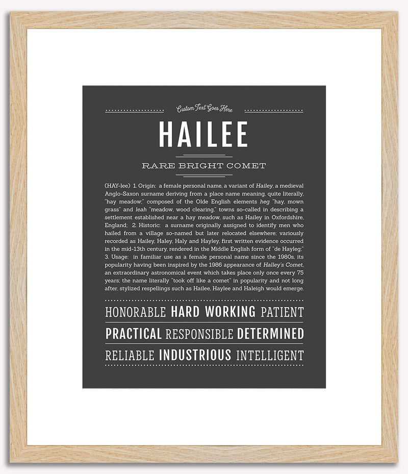 Hailee | Name Art Print