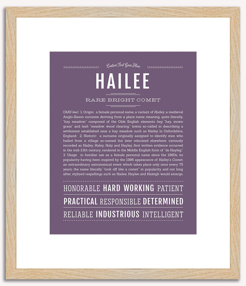 Hailee | Name Art Print