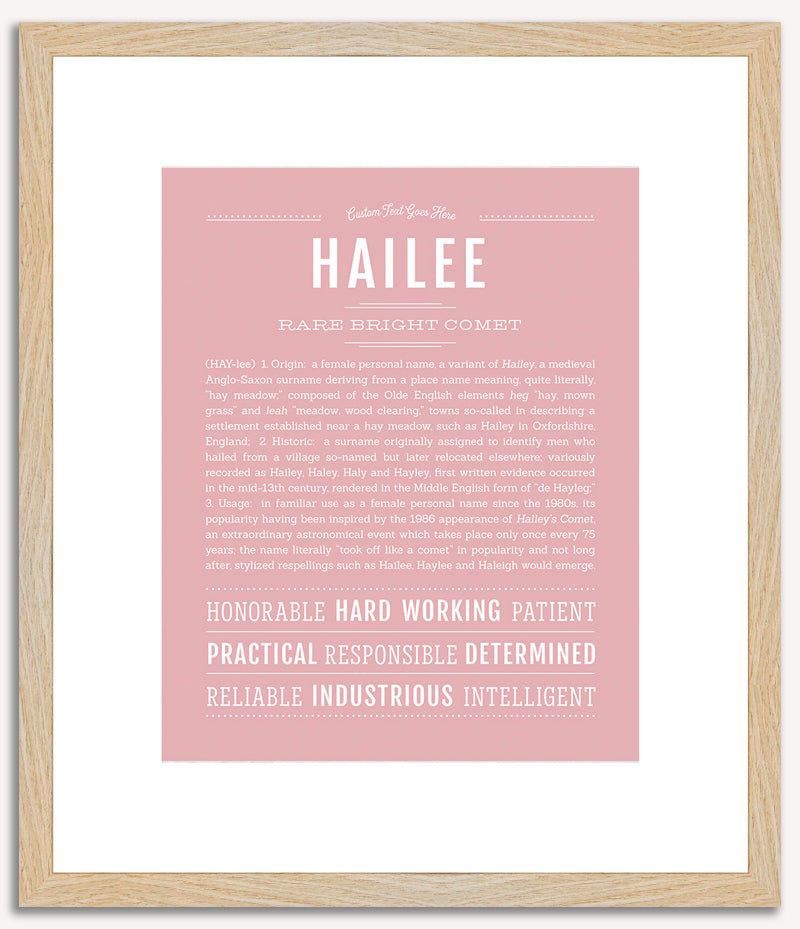 Hailee | Name Art Print