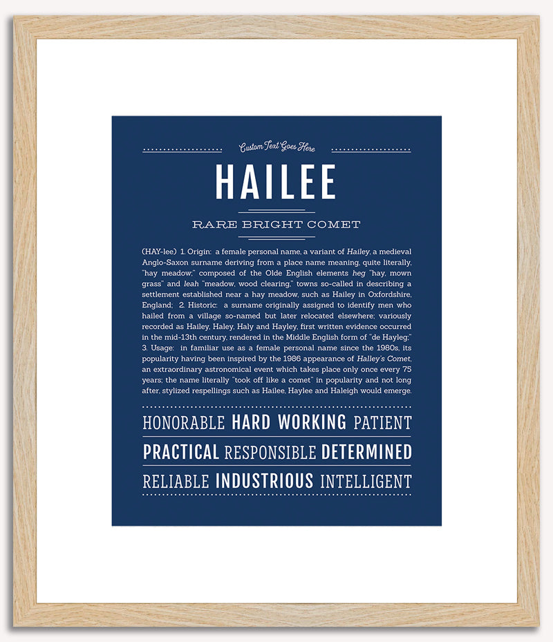 Hailee | Name Art Print