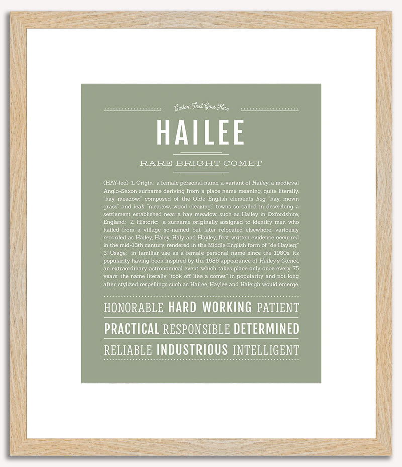 Hailee | Name Art Print