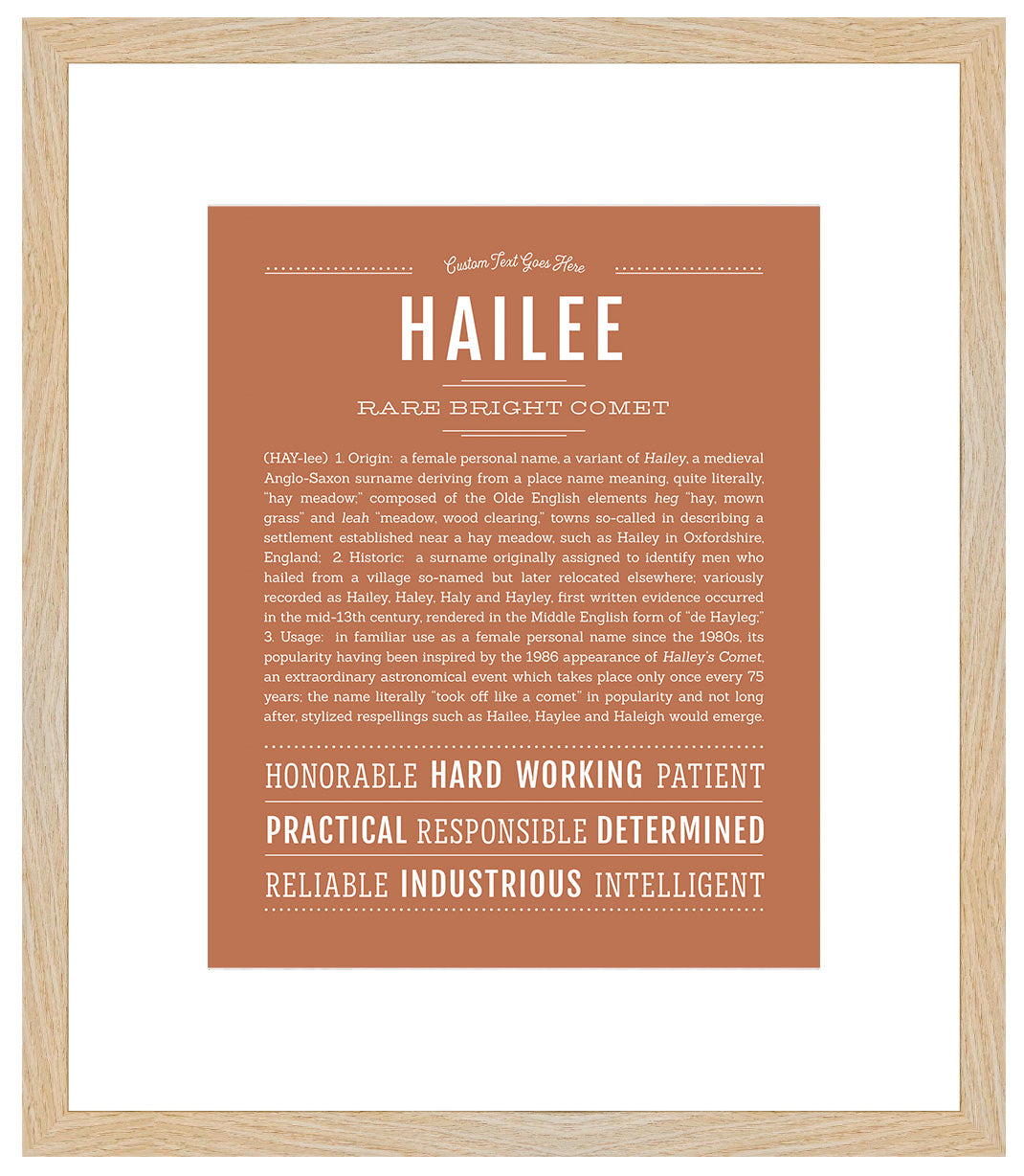 Hailee | Name Art Print