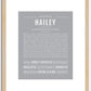 Hailey | Name Art Print