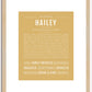 Hailey | Name Art Print