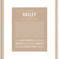 Hailey | Name Art Print