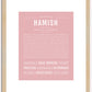 Hamish | Name Art Print