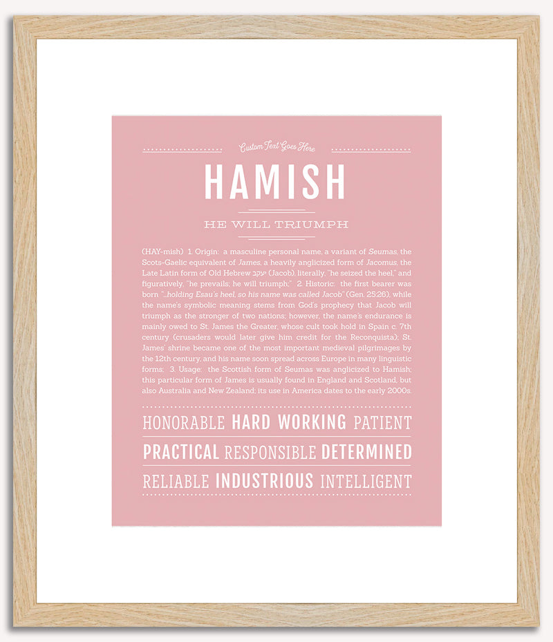 Hamish | Name Art Print