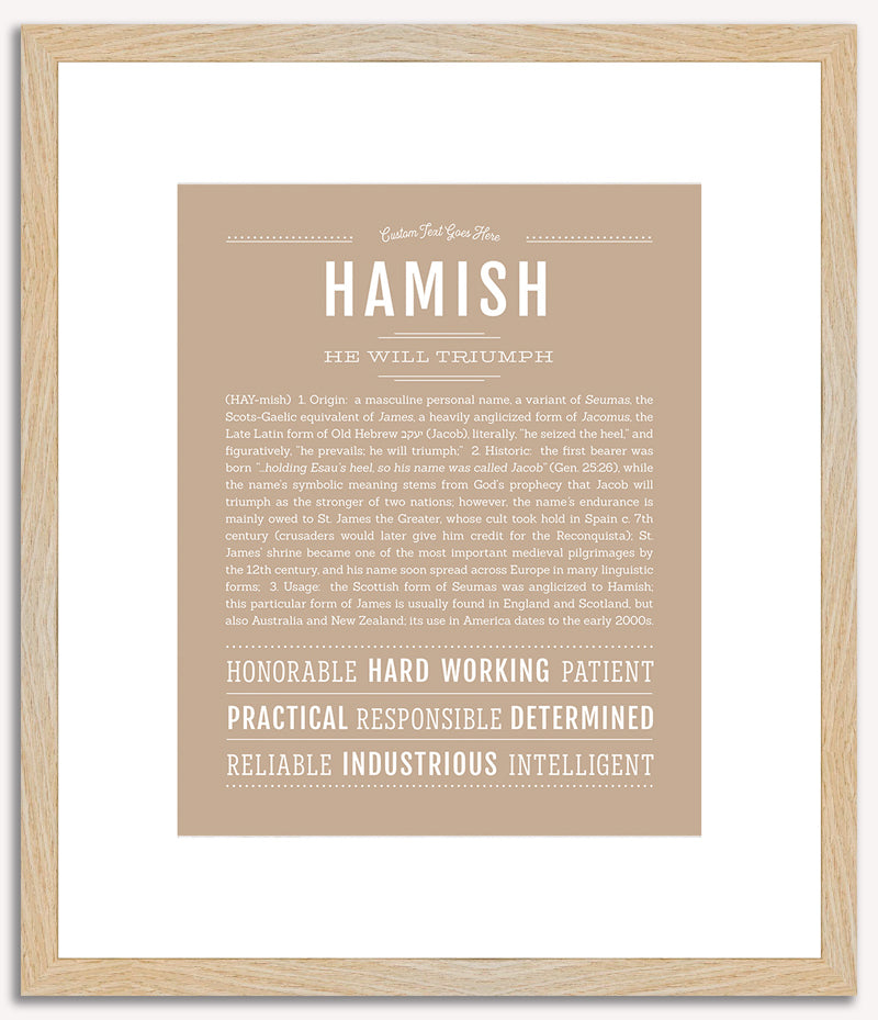 Hamish | Name Art Print