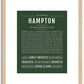 Hampton | Name Art Print