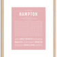 Hampton | Name Art Print