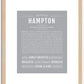 Hampton | Name Art Print