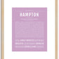 Hampton | Name Art Print