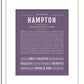 Frame Options | Deep Purple | White Frame, Matted