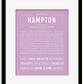 Frame Options | Lilac | Black Frame, Matted